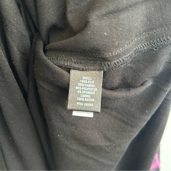 NWT Express 100% Silk Purple Leopard Print Sleeveless A-line Mini Dress Size XS - Picture 8 of 8